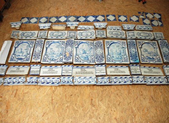 Winterthurer Kachelofen, Pfau 1741