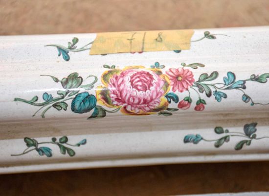 Cheminée polychrom