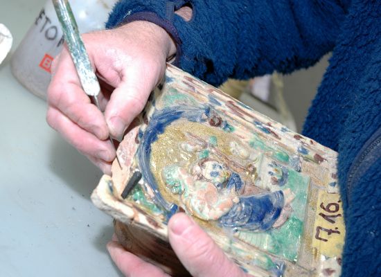 Turmofen Restaurieren Kloster St. Johann Müstair