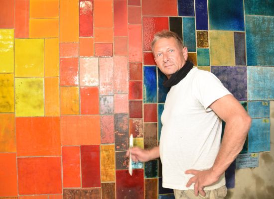 REPARATUR KERAMIK-WANDMOSAIK KANTONSSCHULE RYCHENBERG, WINTERTHUR