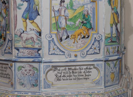 Winterthurer Kachelofen Graf 1701