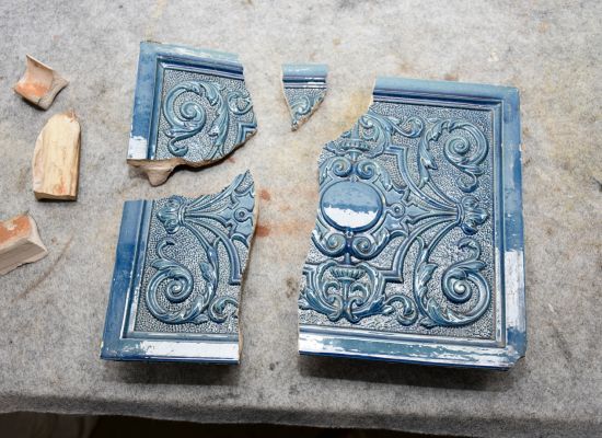 Jugendstil Ofenkachel