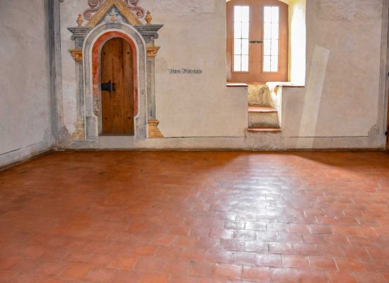 Antike Tonplattenboden