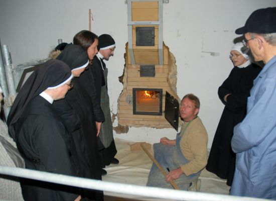 Turmofen Restaurieren Kloster St. Johann Müstair