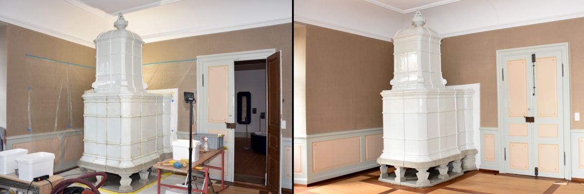 Schloss Kyburg weisser Turmofen