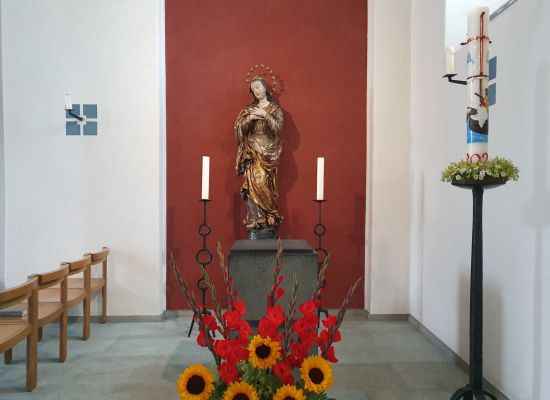 MARIEN-STATUE FÜR HERZ-JESU-KIRCHE DAVOS