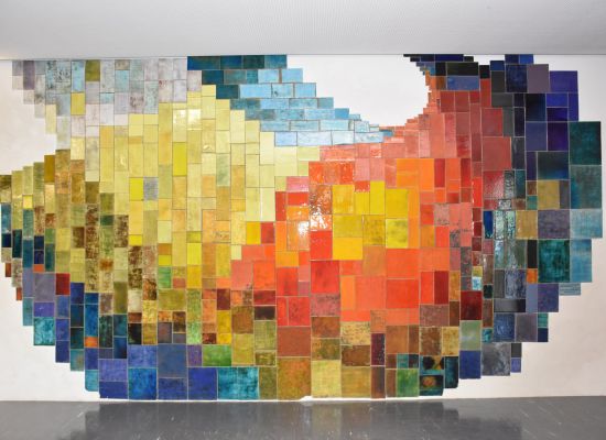 REPARATUR KERAMIK-WANDMOSAIK KANTONSSCHULE RYCHENBERG, WINTERTHUR