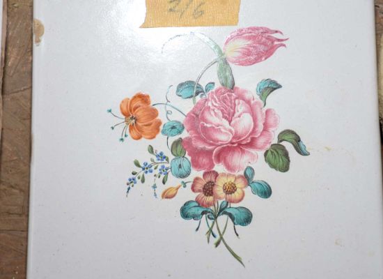 Cheminée polychrom