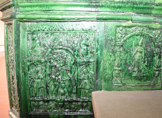 Schloss Kyburg grüner Turmofen