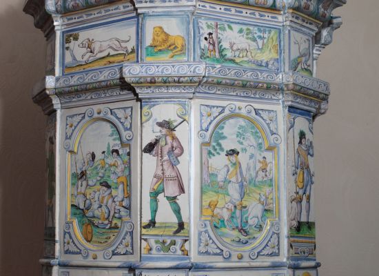 Winterthurer Kachelofen Graf 1701