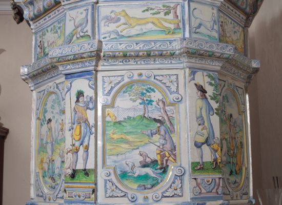 Winterthurer Kachelofen Graf 1701