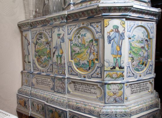 Winterthurer Kachelofen Graf 1701