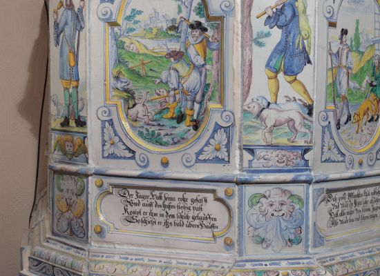 Winterthurer Kachelofen Graf 1701