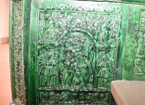 Schloss Kyburg grüner Turmofen