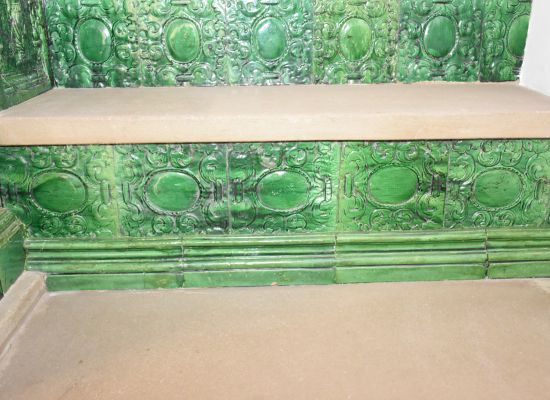 Schloss Kyburg grüner Turmofen