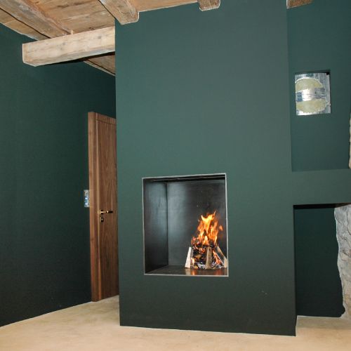 Stahl-Cheminée, Fumoir Krone Regensburg