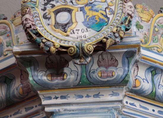 Winterthurer Kachelofen Graf 1701