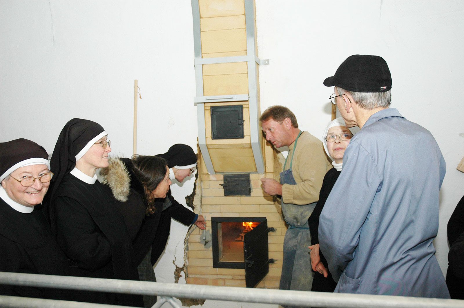 Fredi Mathys bei der Arbeit