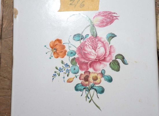 Cheminée polychrom