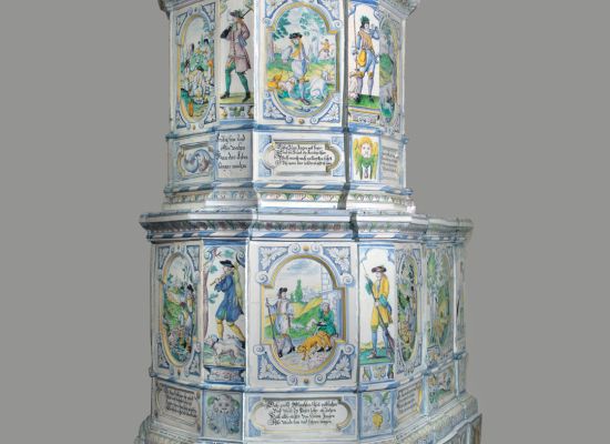 Winterthurer Kachelofen Graf 1701