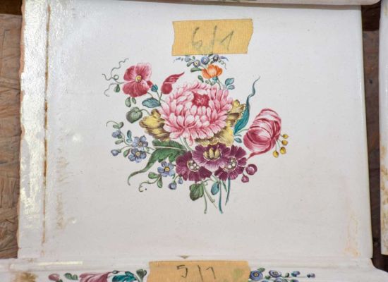 Cheminée polychrom