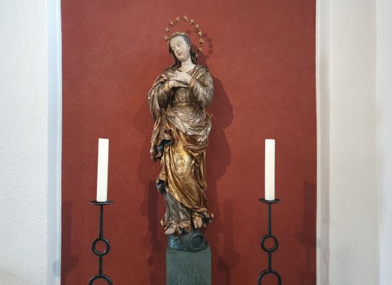MARIEN-STATUE FÜR HERZ-JESU-KIRCHE DAVOS